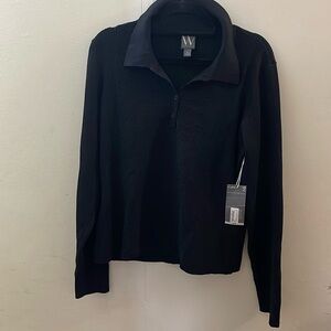 BNWT - Black worthington long sleeve collard XL shirt